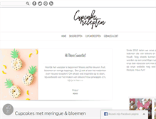 Tablet Screenshot of cupcakerecepten.nl
